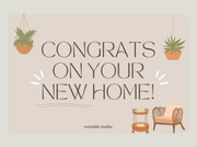 Congrats on your new home!