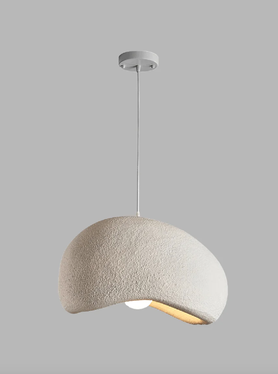 Stone Textured Pendant Light