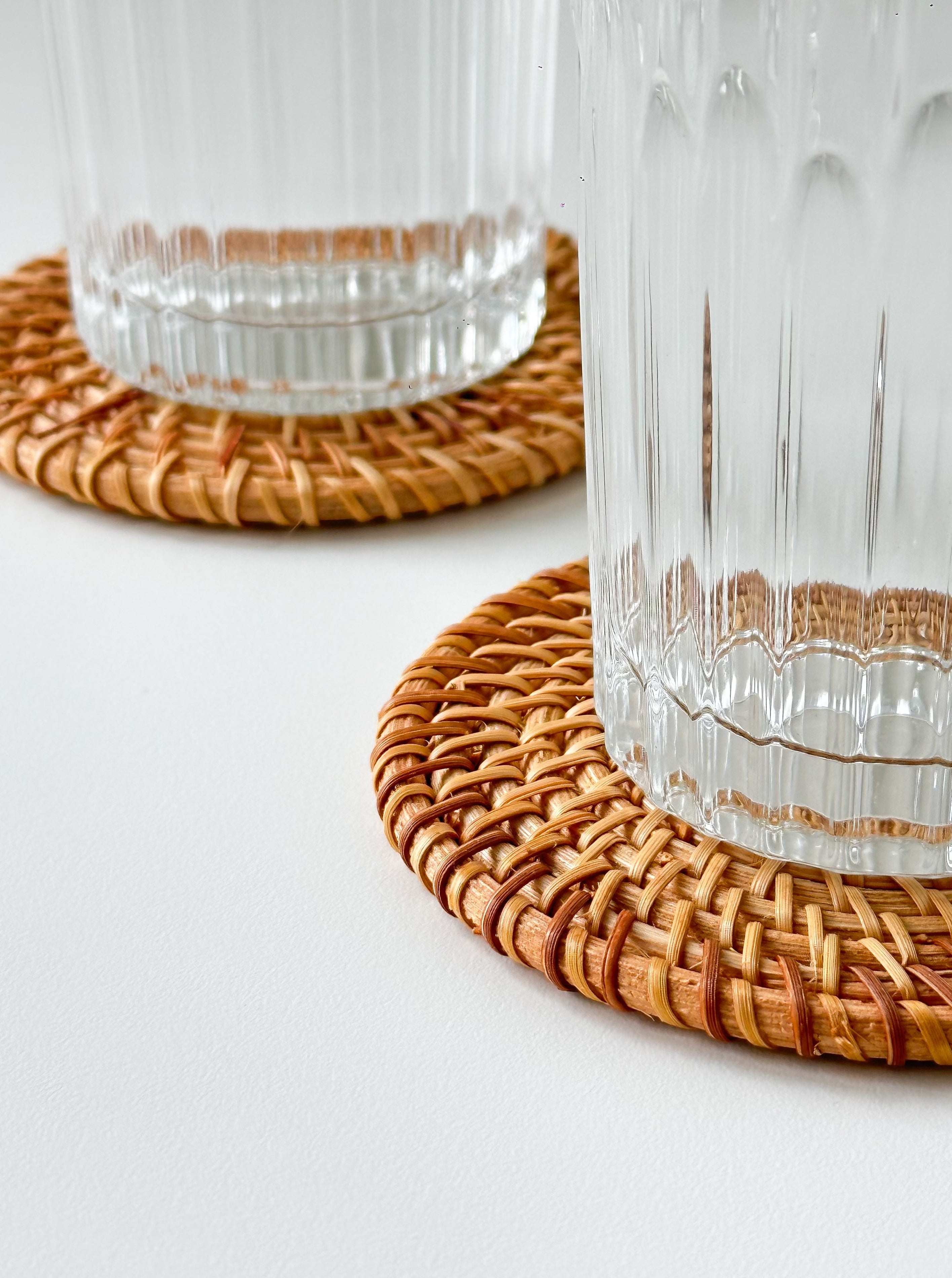 Rattan Coasters (Set of 6)