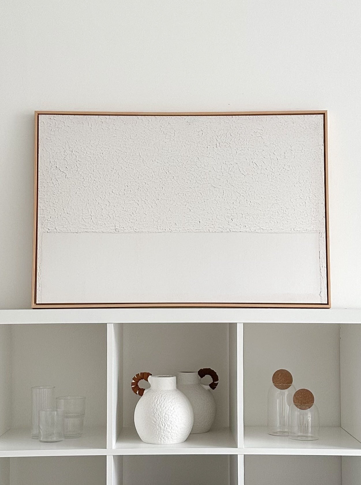 Wabi-Sabi Textured Look Canvas Art Frame