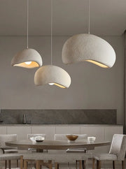 Stone Textured Pendant Light