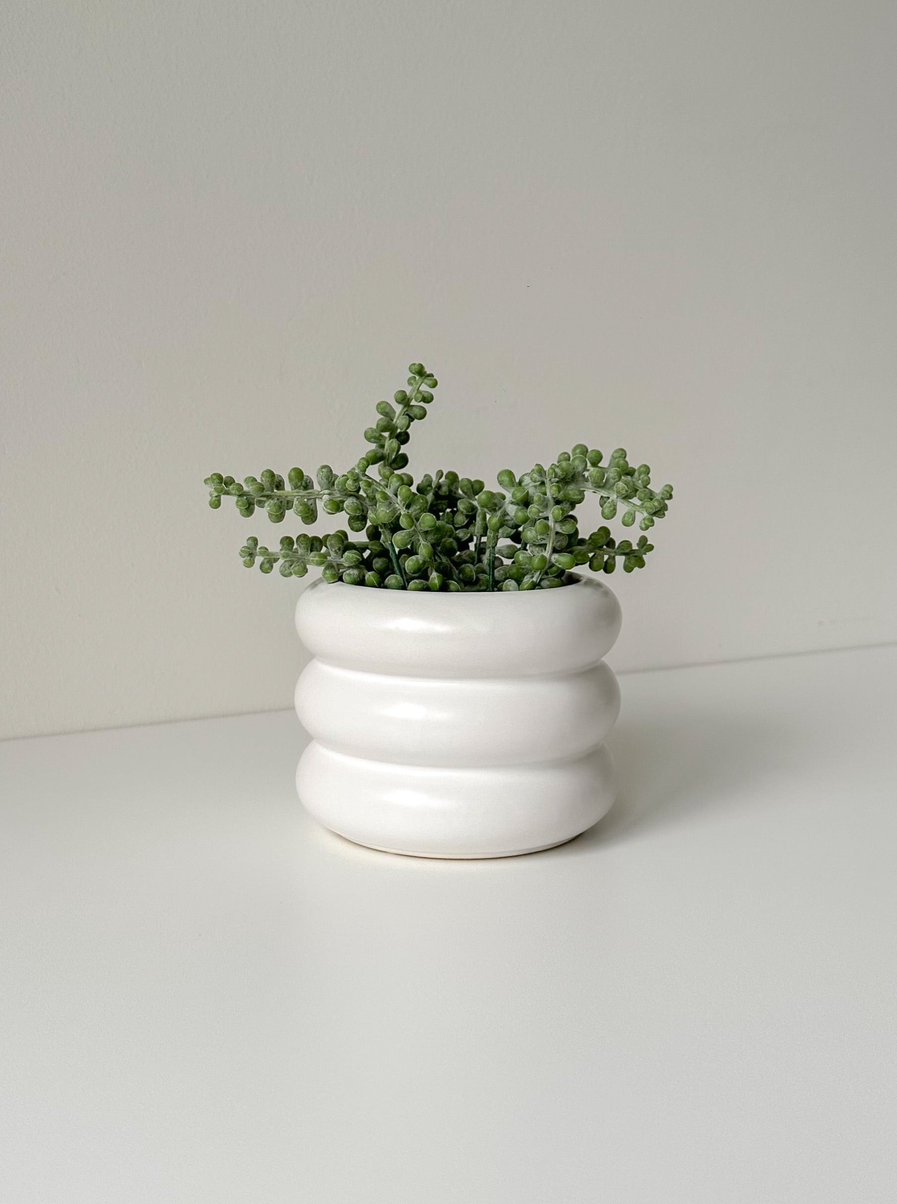 White Fluted Planter (Bundle)