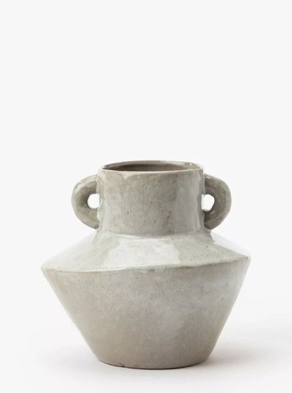Grey Textured Vase